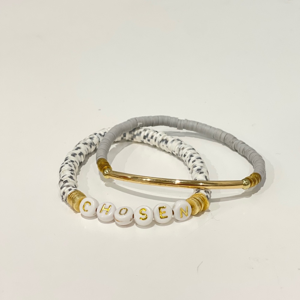 Custom One word bracelet “CHOSEN”